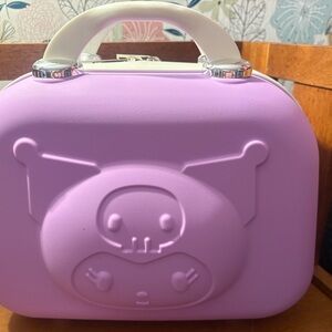 Sanrio Purple Kuromi Cosmetic or Travel Case. NWOT
